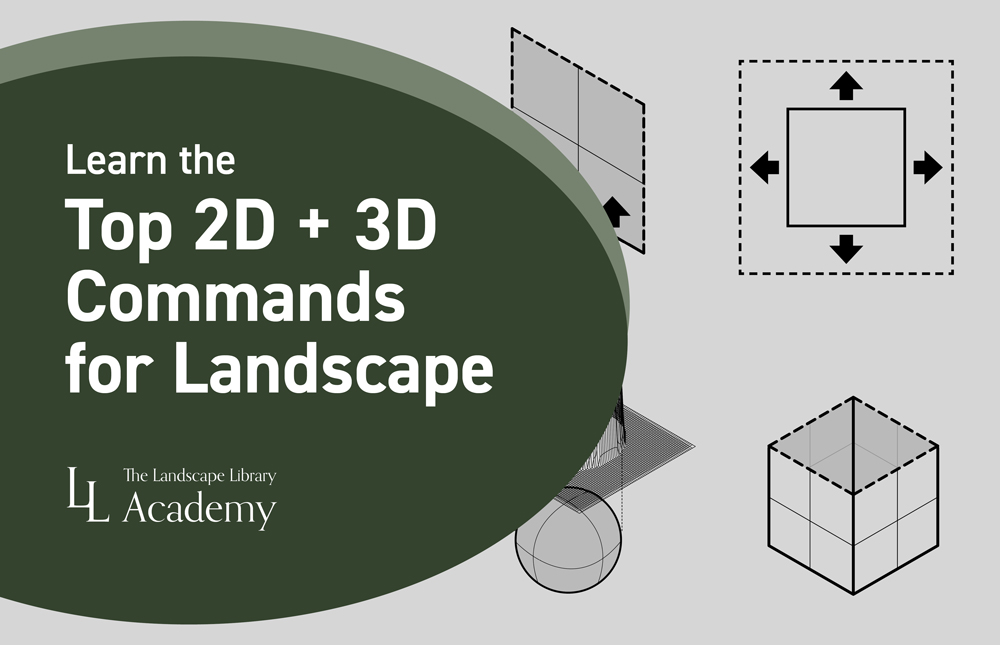 Lesson 2: Learn the Top 60 2D + 3D Commands for Landscape