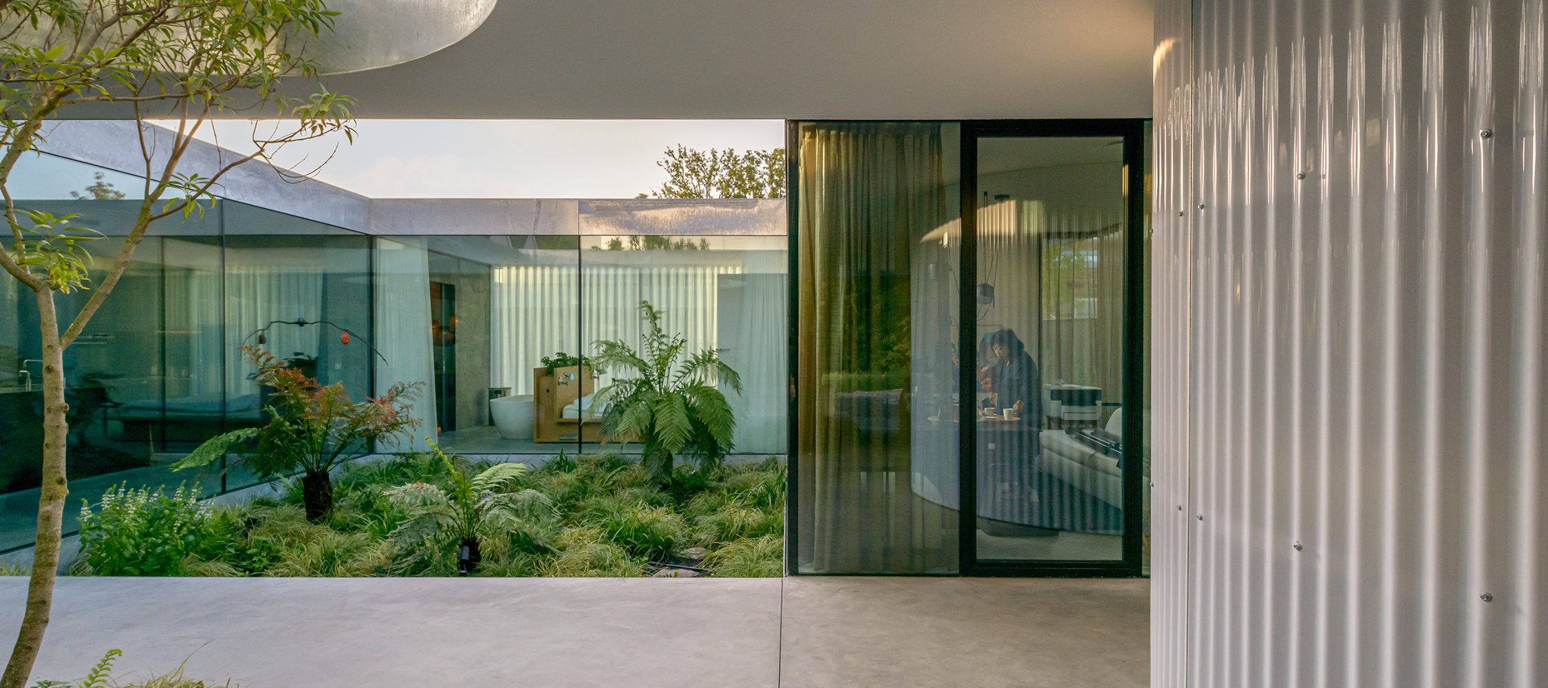 studio nine dots features interior gardens near living spaces