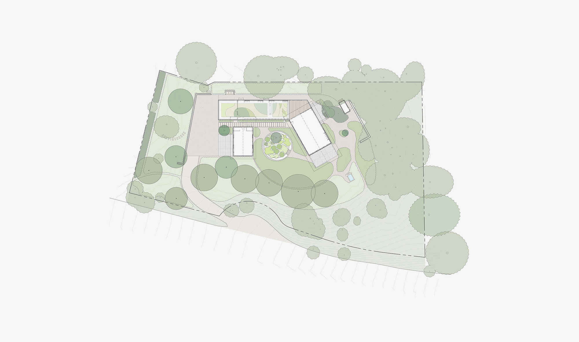 Overall Site Landscape Plan by Scott Lewis Landscape Architecture